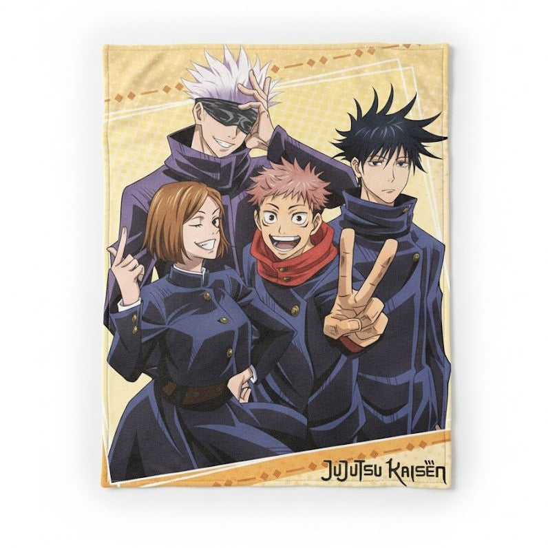 Great Eastern Entertainment - Jujutsu Kaisen - Group - Nikkei Entertainment Art Throw Blanket - Fundom