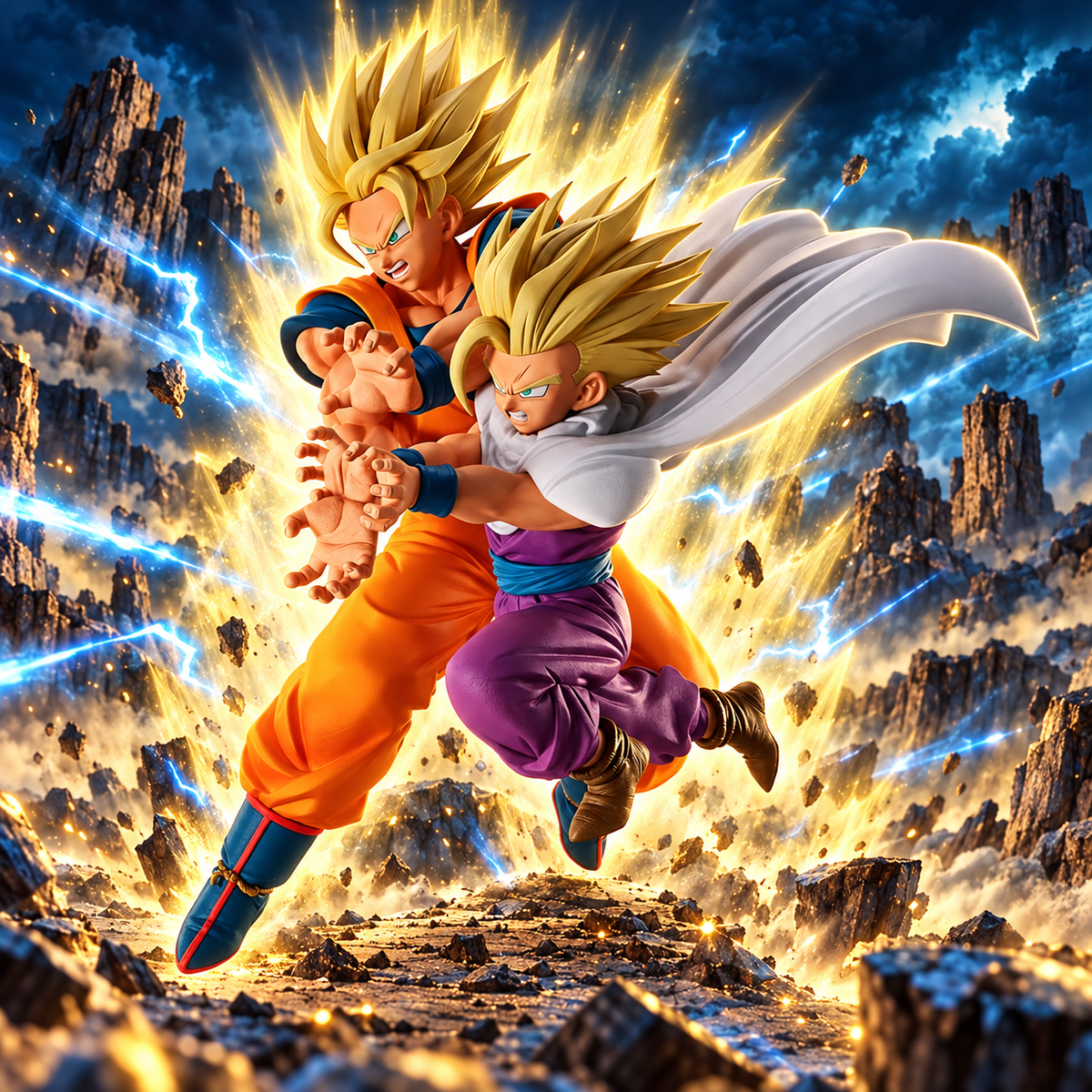 Bandai Spirits - Dragon Ball Z - Son Goku & Son Gohan Spectacle Battle - Ichibansho Figure - Fundom