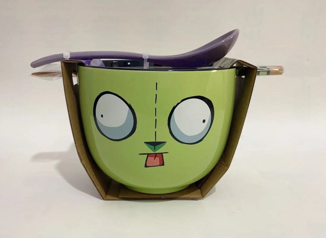 Invader Zim Gir Big Face 20oz Ceramic Ramen Bowl - Fundom