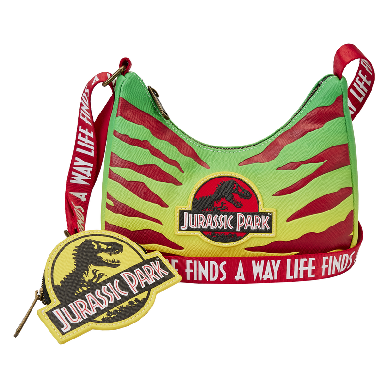 Loungefly Jurassic Park 30th Anniversary Life Finds a Way Crossbody Bag