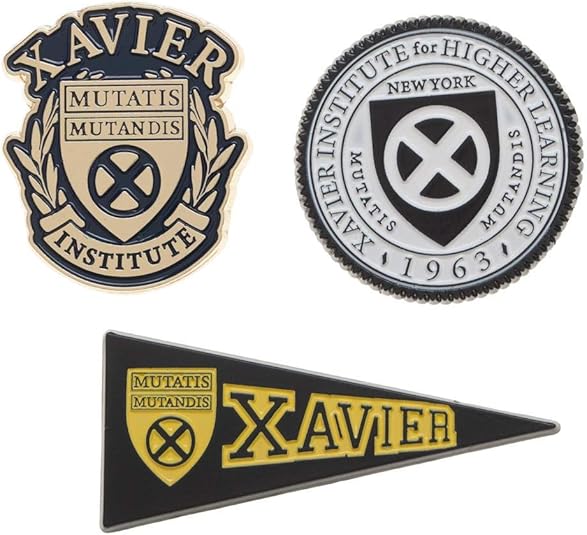 Marvel Comics - X - Men - Lapel Pins Accessories 3 - Pack Set Officially Licensed - Fundom