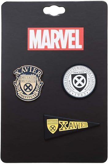 Marvel Comics - X - Men - Lapel Pins Accessories 3 - Pack Set Officially Licensed - Fundom