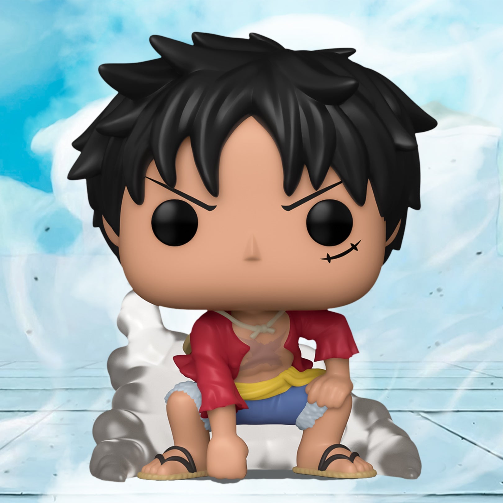 Funko Pop! Animation: One Piece - Monkey D. Luffy Gear Two Fundom Exclusive 6-Pack Bundle