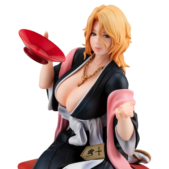 MegaHouse G.E.M.Series Bleach: Thousand-Year Blood War Rangiku Matsumoto Tipsy Ver. Figure