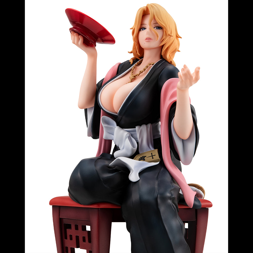 MegaHouse G.E.M.Series Bleach: Thousand-Year Blood War Rangiku Matsumoto Tipsy Ver. Figure