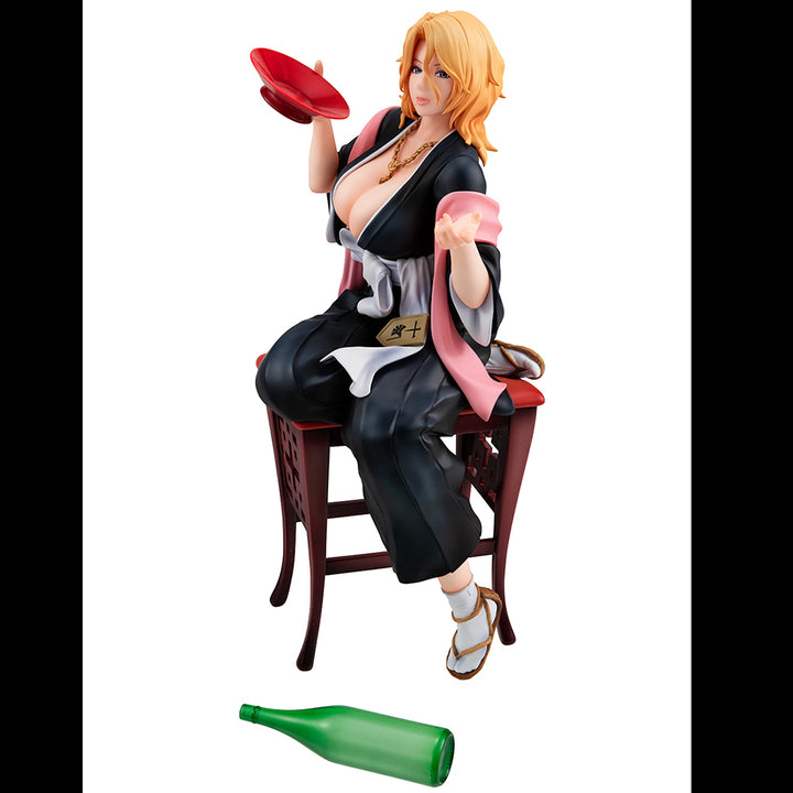 MegaHouse G.E.M.Series Bleach: Thousand-Year Blood War Rangiku Matsumoto Tipsy Ver. Figure