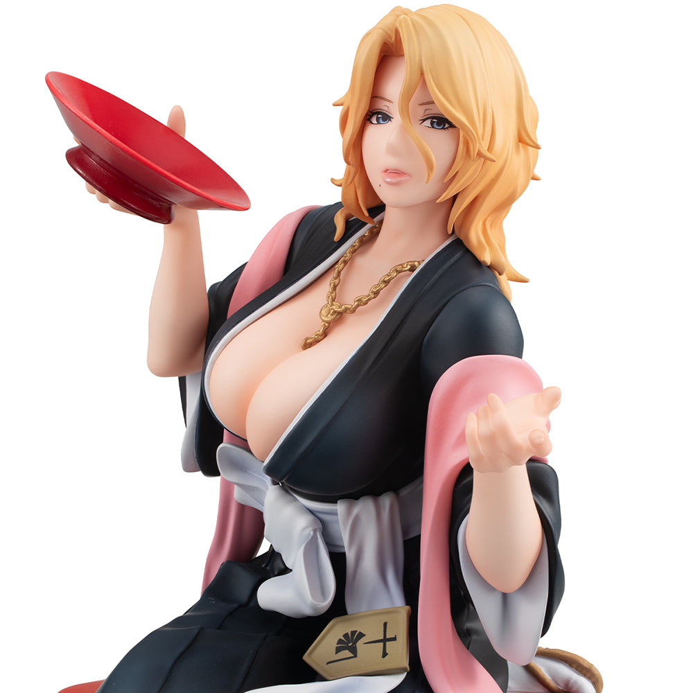 MegaHouse G.E.M.Series Bleach: Thousand-Year Blood War Rangiku Matsumoto Tipsy Ver. Figure