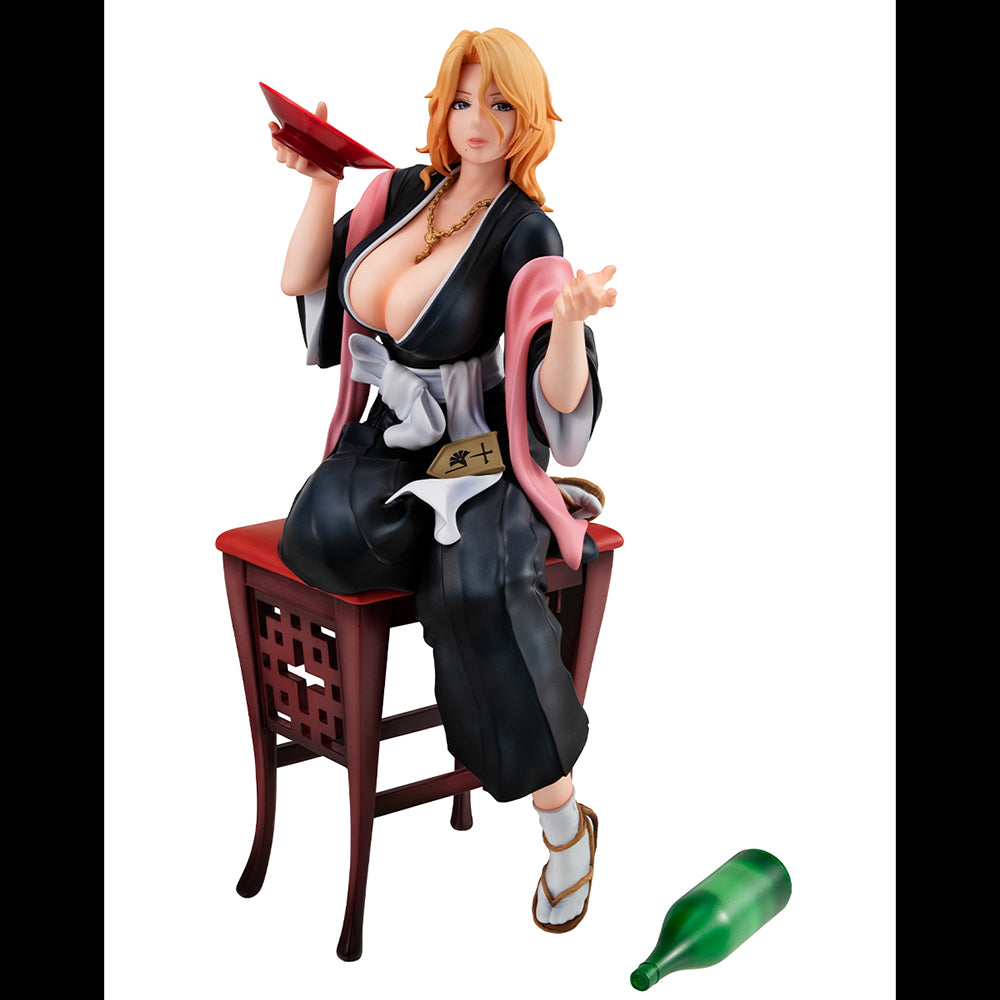 MegaHouse G.E.M.Series Bleach: Thousand-Year Blood War Rangiku Matsumoto Tipsy Ver. Figure