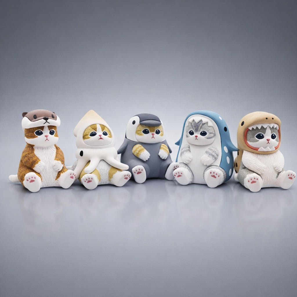 Mofusand - Marine Life Meow Sitting Pose Blind Box - Fundom