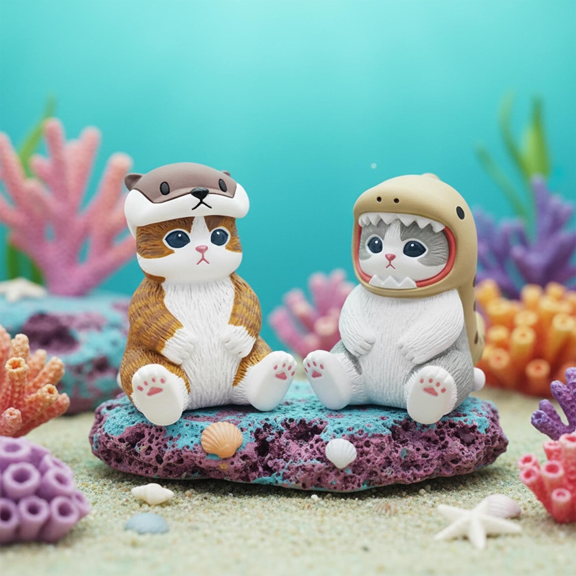 Mofusand - Marine Life Meow Sitting Pose Blind Box - Fundom