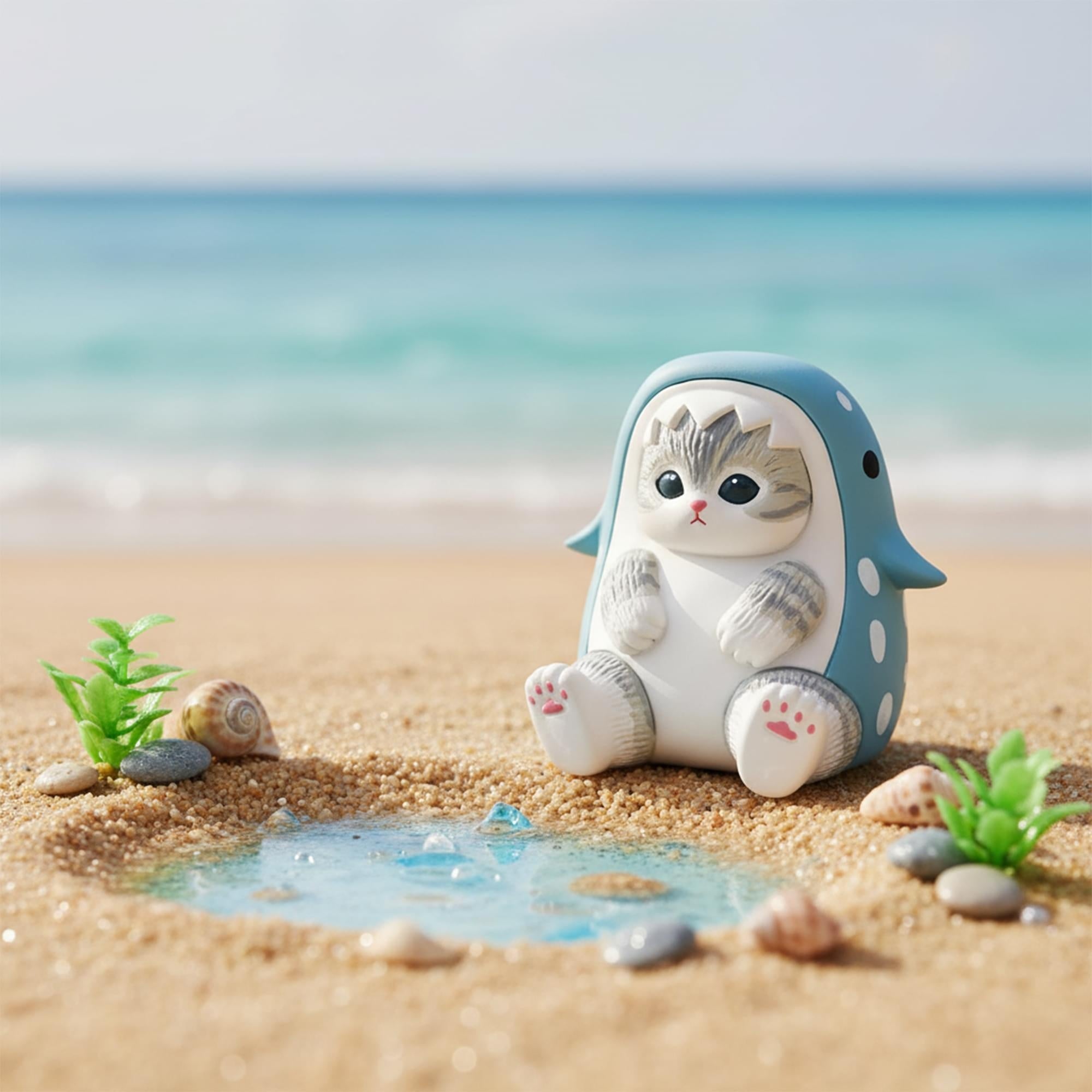 Mofusand - Marine Life Meow Sitting Pose Blind Box - Fundom