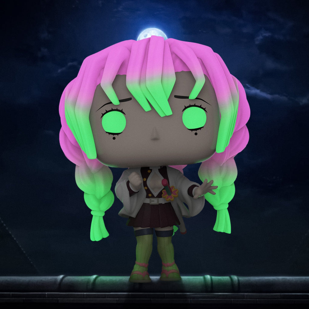 Funko Pop! Animation: Demon Slayer: Kimetsu no Yaiba - Mitsuri Kanroji Glow-in-the-dark Fundom Exclusive