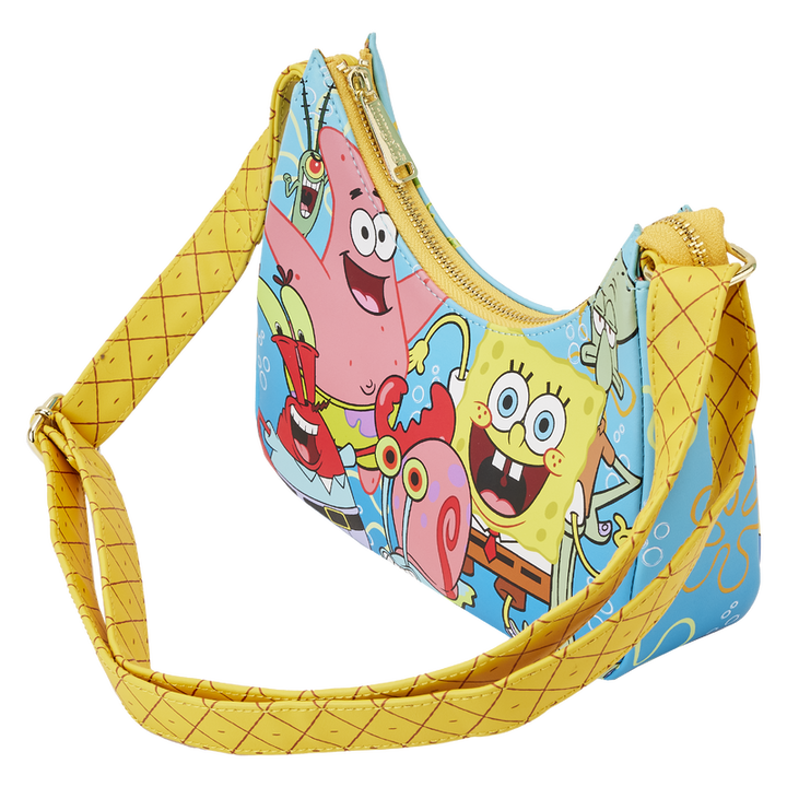 Loungefly SpongeBob SquarePants Group Shot Crossbody Bag