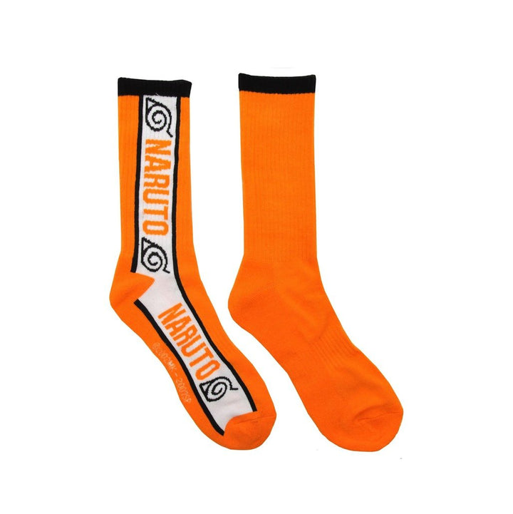 Naruto Shippuden Hidden Leaf Symbol Anime Athletic Crew Socks