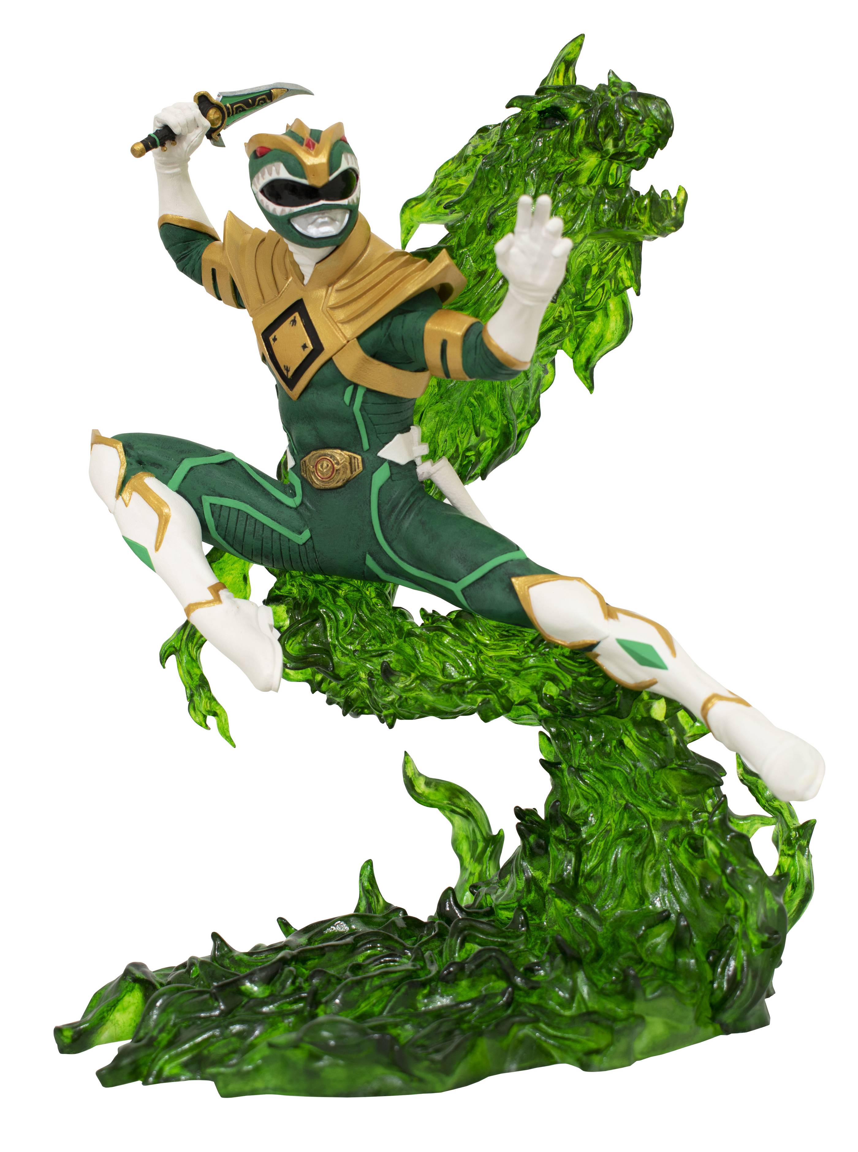 Mighty Morphin Power Rangers Gallery Green Ranger Diamond Select Toys PVC Statue