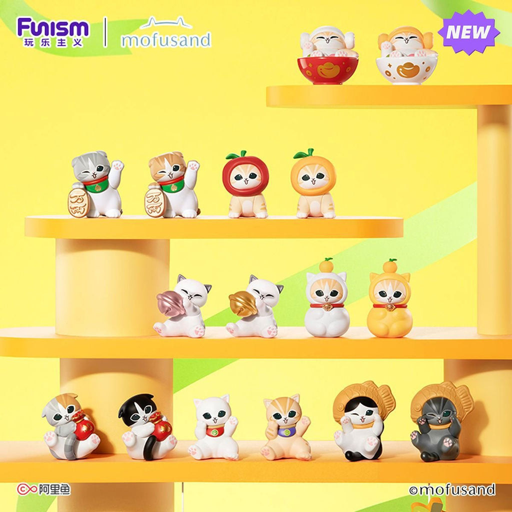 Funism - Mofusand - Fortune Neko Series - Mini Figure Blind Box - Fundom