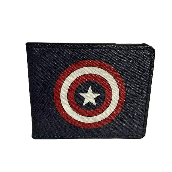 Captain America Shield Symbol Marvel Comics Adult Bi-Fold Wallet