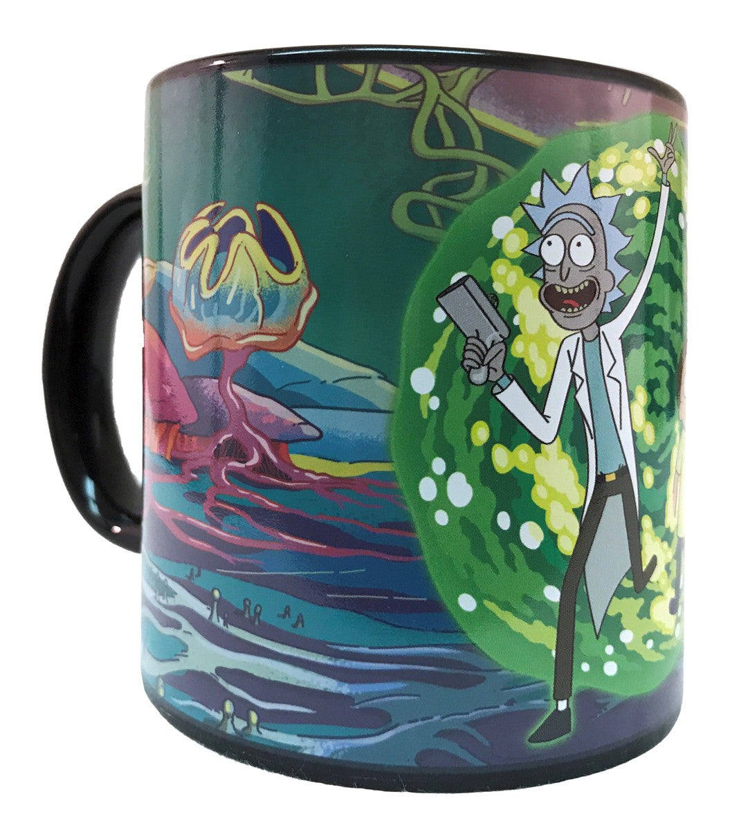 Rick And Morty Portal Heat Reactive Coffee Mug