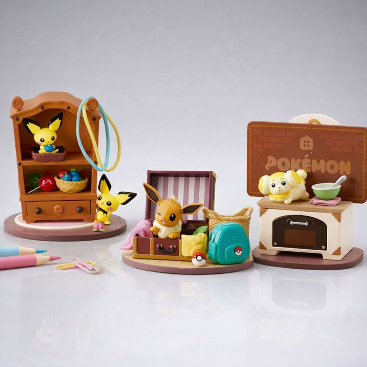 Re - Ment - Pokemon - DesQ Relaxing Home Desktop Figure Blind Box - Fundom