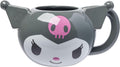 Sanrio Hello Kitty and Friends Kuromi Ceramic 3D Sculpted Mug Microwave Safe 20 Ounces
