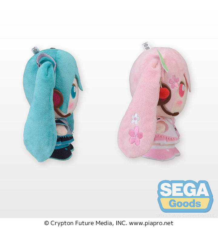 SEGA - Vocaloid - Hatsune Miku & Sakura Miku Moipon MP Plush Series One Mystery Plush