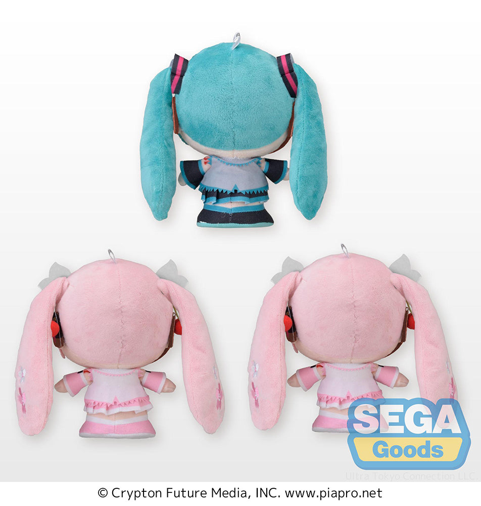SEGA - Vocaloid - Hatsune Miku & Sakura Miku Moipon MP Plush Series One Mystery Plush