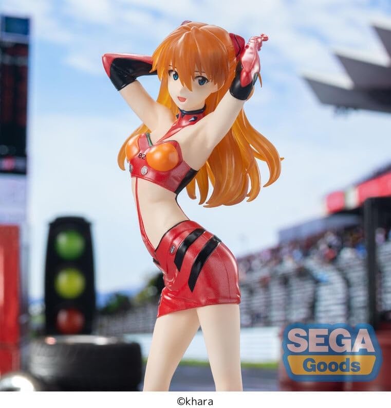 SEGA Evangelion Racing Luminasta Asuka Shikinami Langley Pit Walk Figure