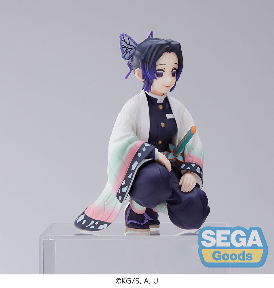 SEGA Demon Slayer Kimetsu no Yaiba Shinobu Kocho Hashira Meeting Perching Ver. PM Prize Figure