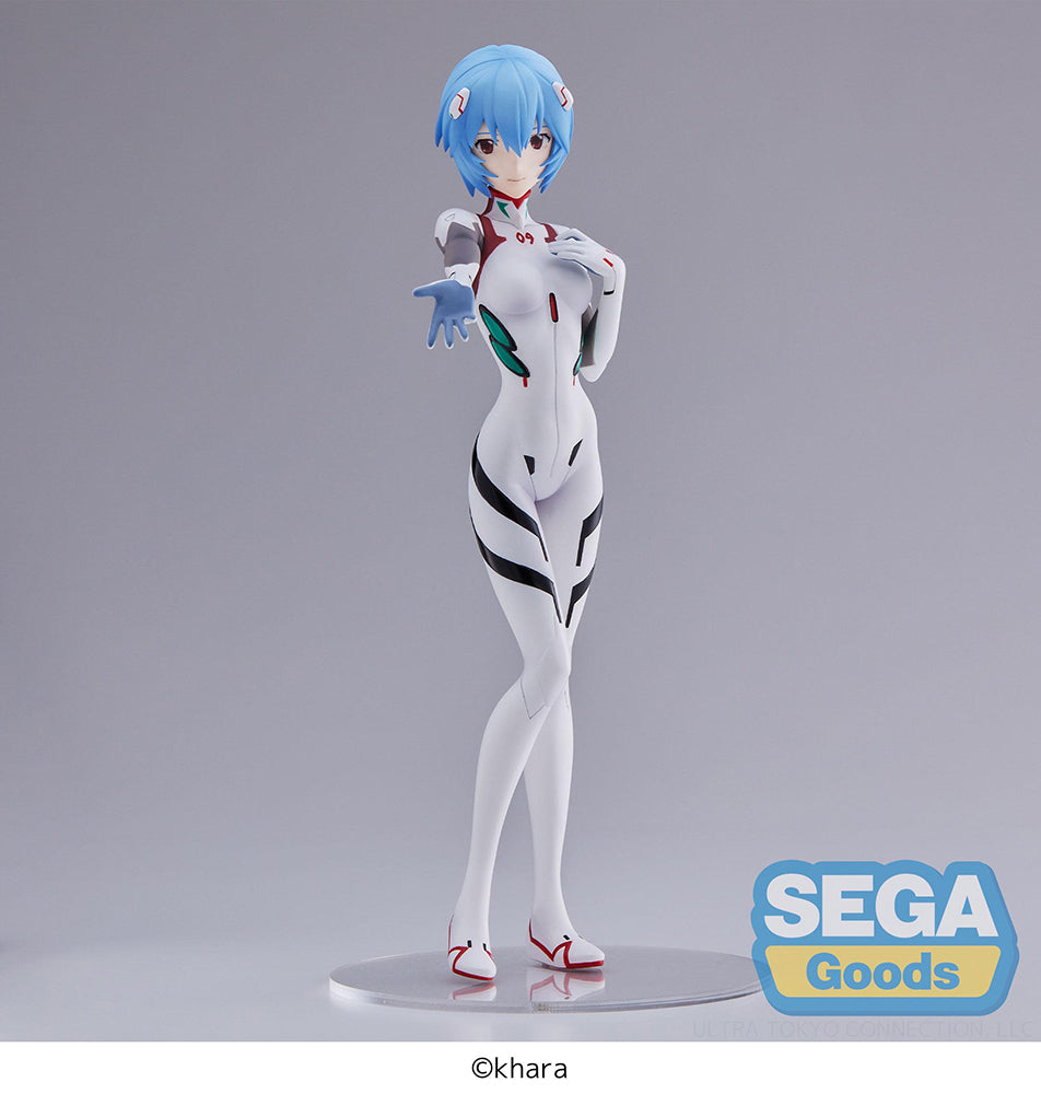 SEGA - Evangelion 3.0+1.0 Thrice Upon a Time - Rei Ayanami Hand Over  Momentary White Ver. SPM Prize Figure