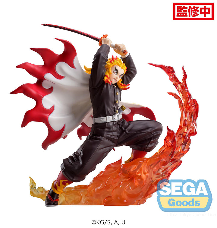 SEGA Demon Slayer: Kimetsu no Yaiba Kyojuro Rengoku Xross Link Anime Figure