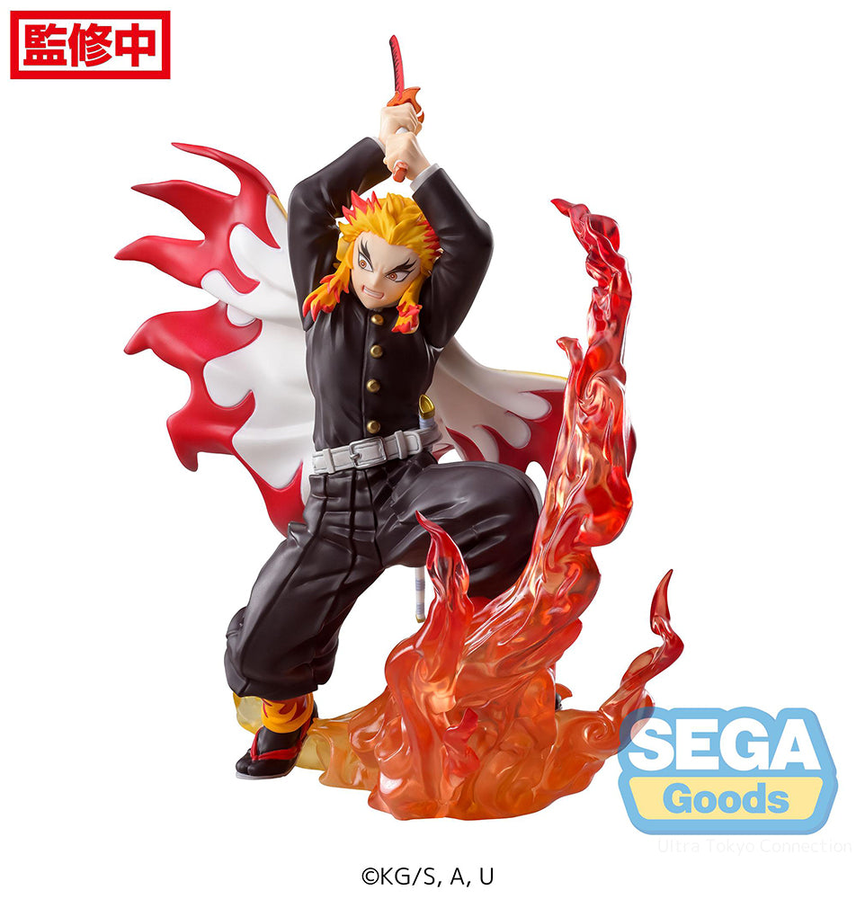 SEGA Demon Slayer: Kimetsu no Yaiba Kyojuro Rengoku Xross Link Anime Figure