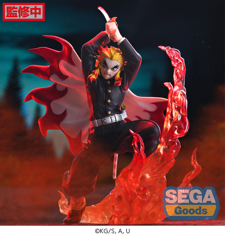 SEGA Demon Slayer: Kimetsu no Yaiba Kyojuro Rengoku Xross Link Anime Figure