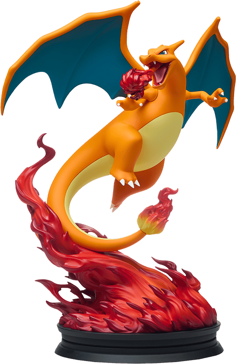 Sideshow Pokemon Charizard Fire Flying Type Polystone Statue Collectible Figure - Fundom