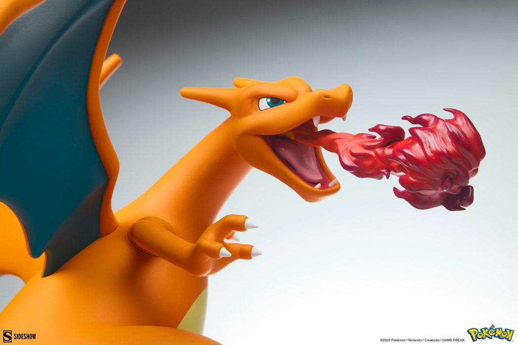 Sideshow Pokemon Charizard Fire Flying Type Polystone Statue Collectible Figure - Fundom
