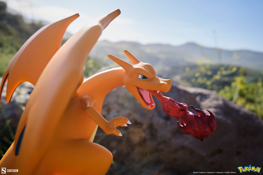 Sideshow Pokemon Charizard Fire Flying Type Polystone Statue Collectible Figure - Fundom
