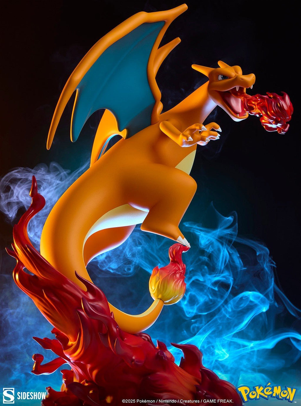 Sideshow Pokemon Charizard Fire Flying Type Polystone Statue Collectible Figure - Fundom