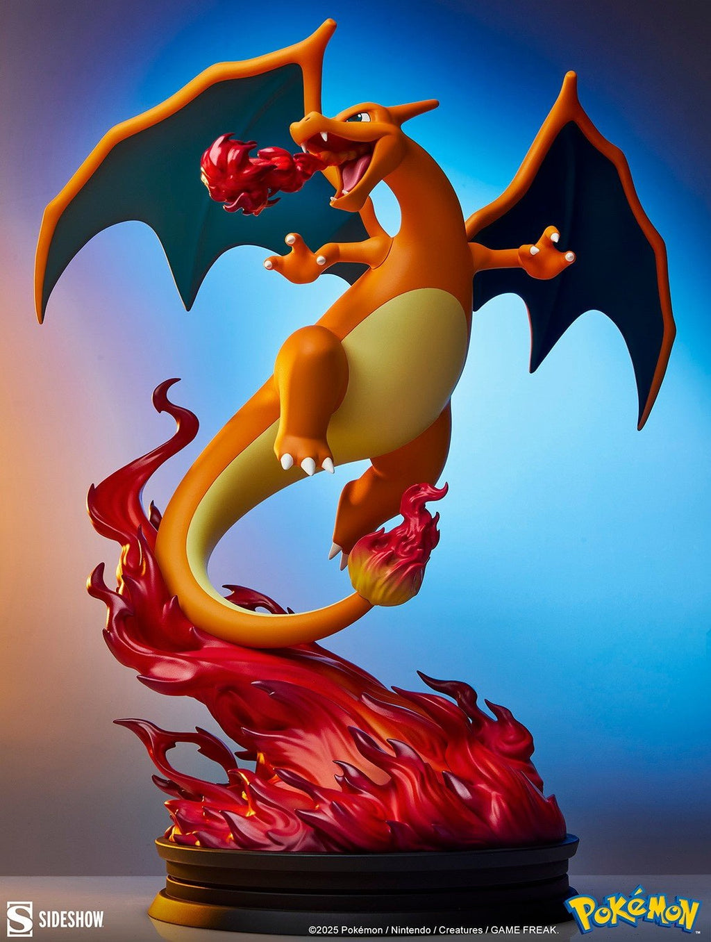 Sideshow Pokemon Charizard Fire Flying Type Polystone Statue Collectible Figure - Fundom