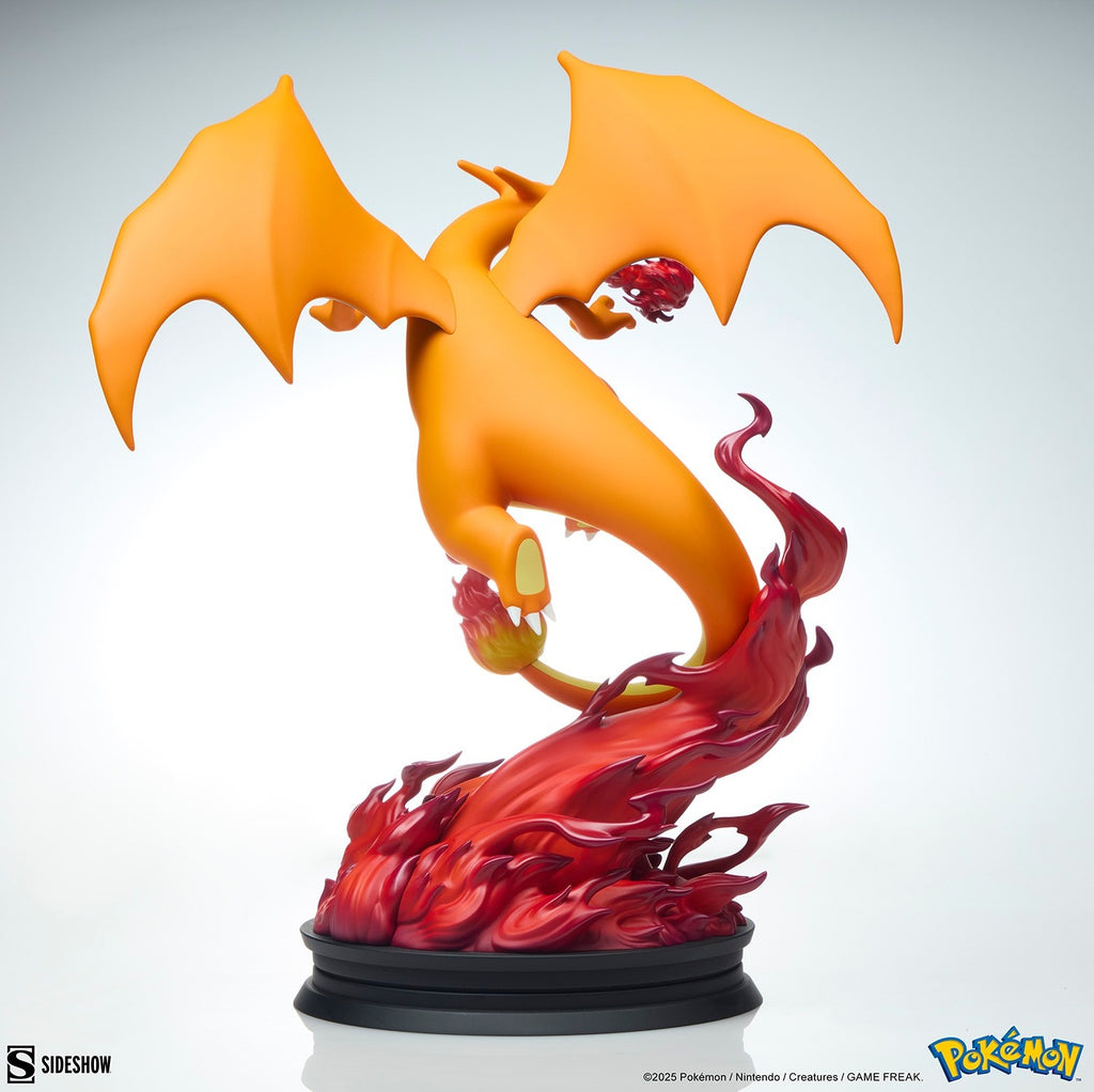 Sideshow Pokemon Charizard Fire Flying Type Polystone Statue Collectible Figure - Fundom