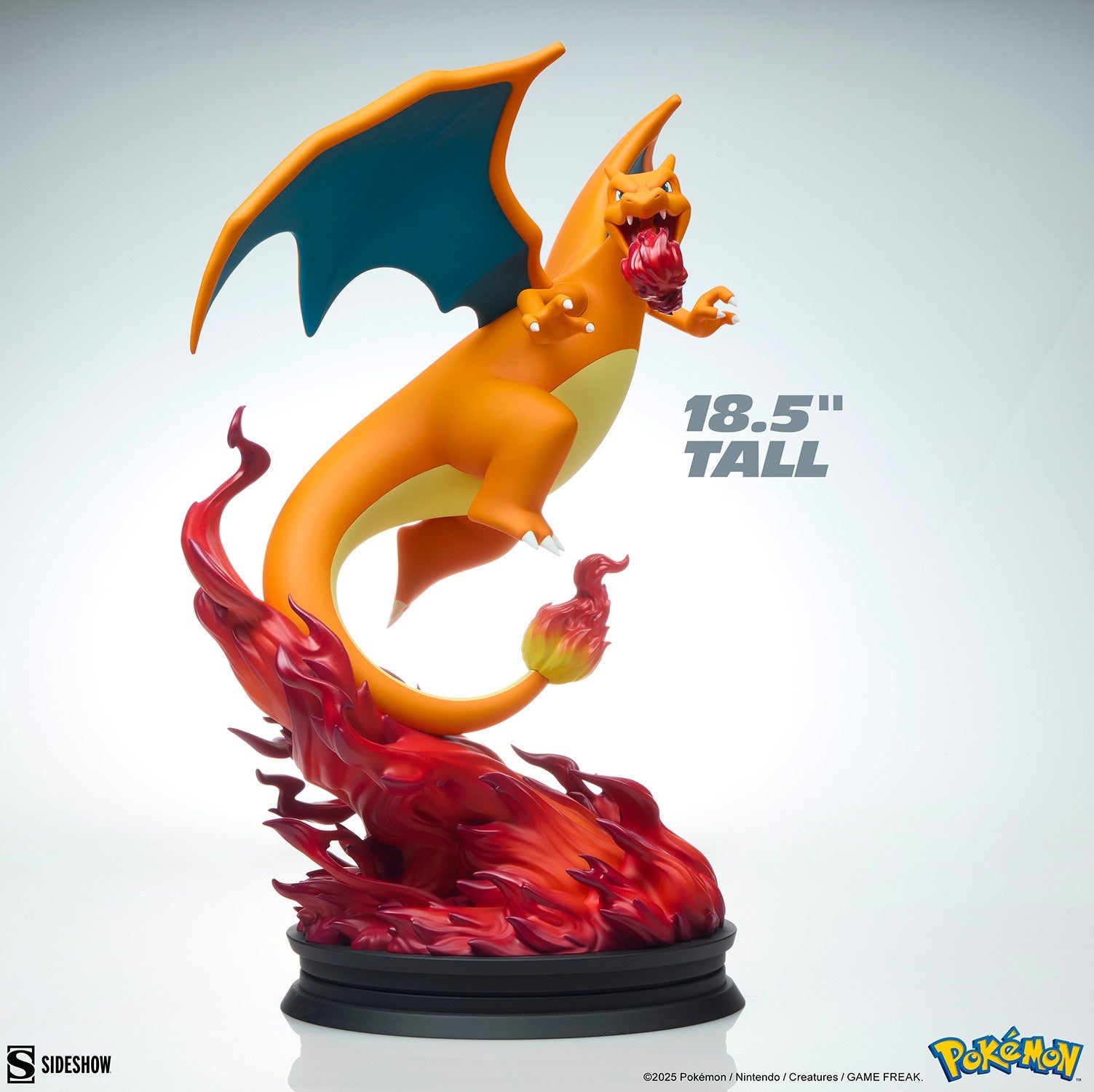 Sideshow Pokemon Charizard Fire Flying Type Polystone Statue Collectible Figure