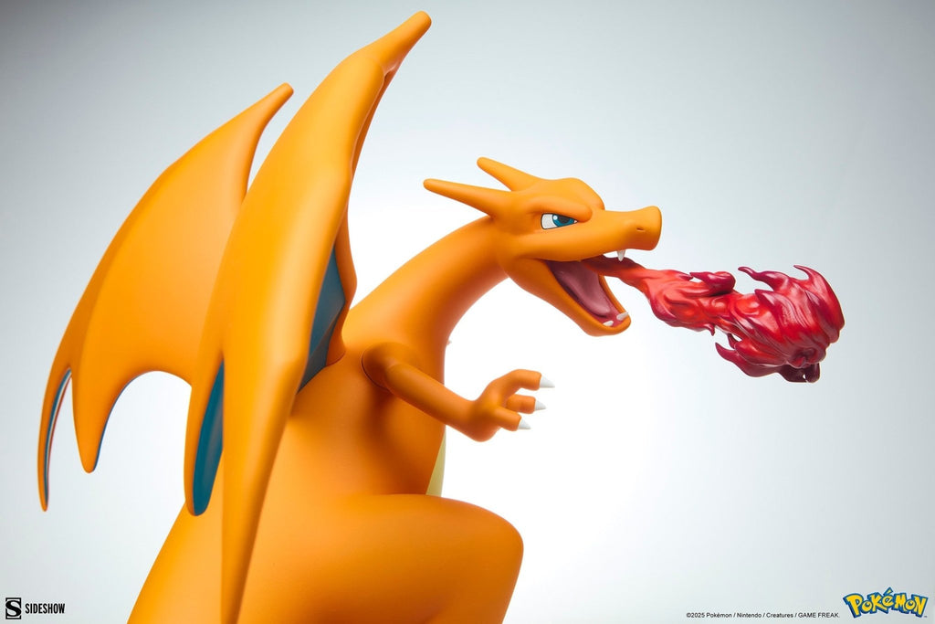 Sideshow Pokemon Charizard Fire Flying Type Polystone Statue Collectible Figure - Fundom