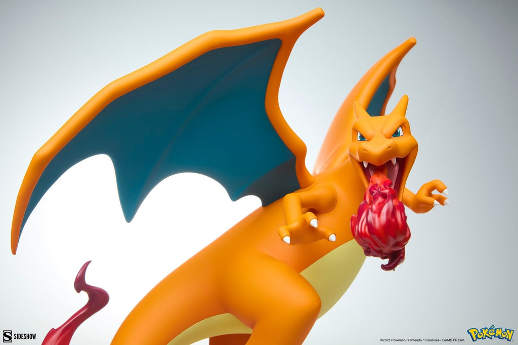 Sideshow Pokemon Charizard Fire Flying Type Polystone Statue Collectible Figure - Fundom