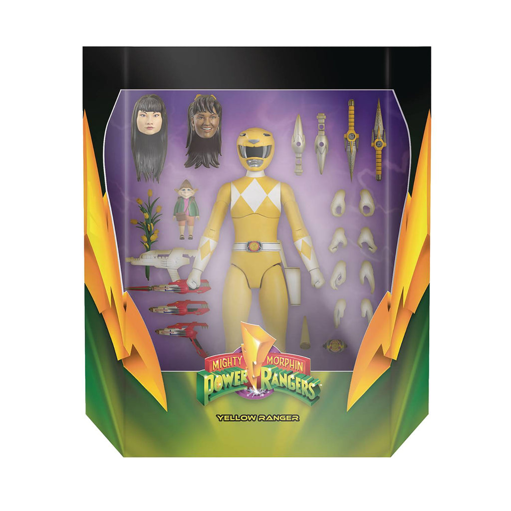 Power Rangers 8 Inch Action Figure Ultimates - Yellow Power Ranger