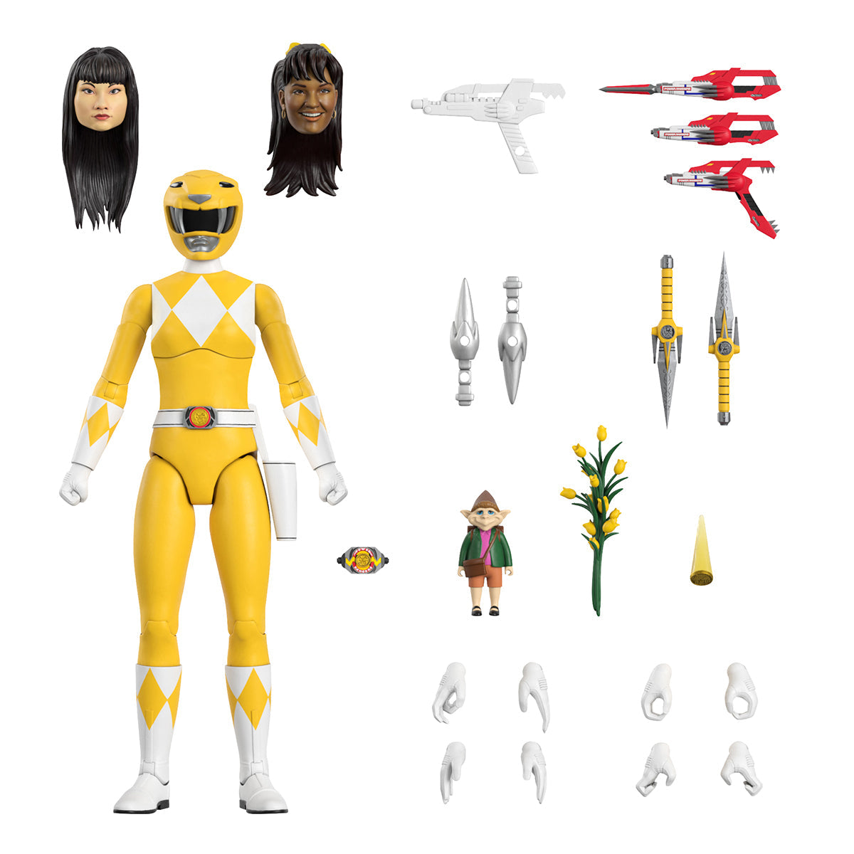 Power Ranger 8pcs Power Rangers 8 Inch Figure Ultimates - Yellow Power Ranger – Fundom