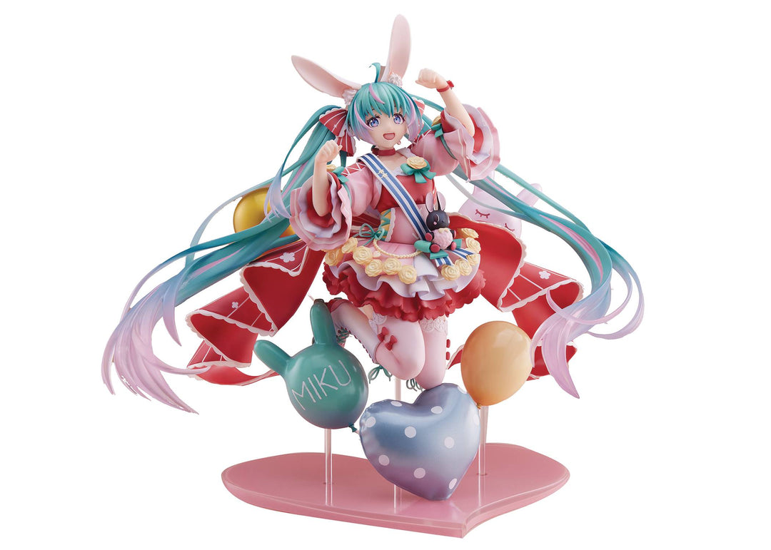 Taito Hatsune Miku Birthday 2021 Pretty Rabbit 1/7 PVC Figure