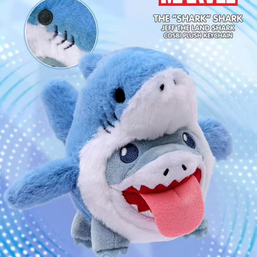 Hot Toys - Marvel Rivals - Jeff the Land Shark - Cosbi Plush Keychain - Fundom