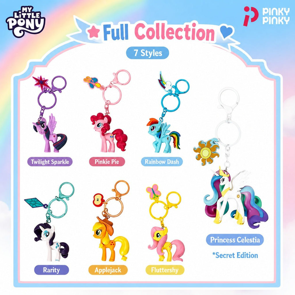 Pinky Pinky - My Little Pony - 3D Figure Keychain Blind Box - Fundom