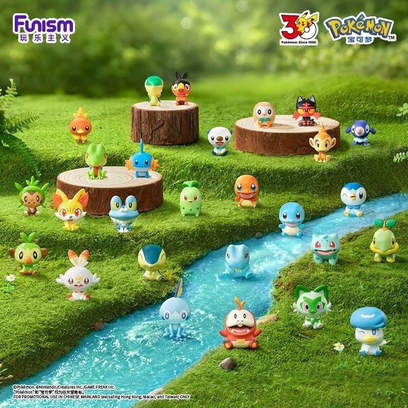 Funism - Pokemon - Little Encounter Series Initial Partners - Figure Blind Box - Fundom