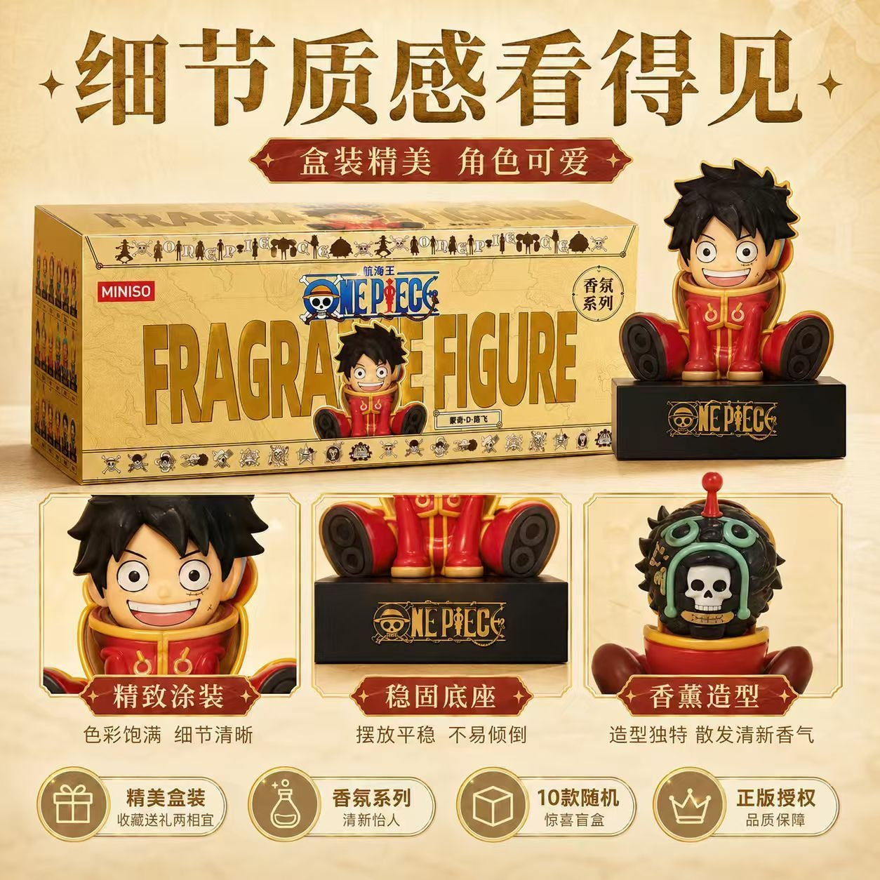 MINISO - One Piece - Fragrance Figure - Figure Blind Box - Fundom