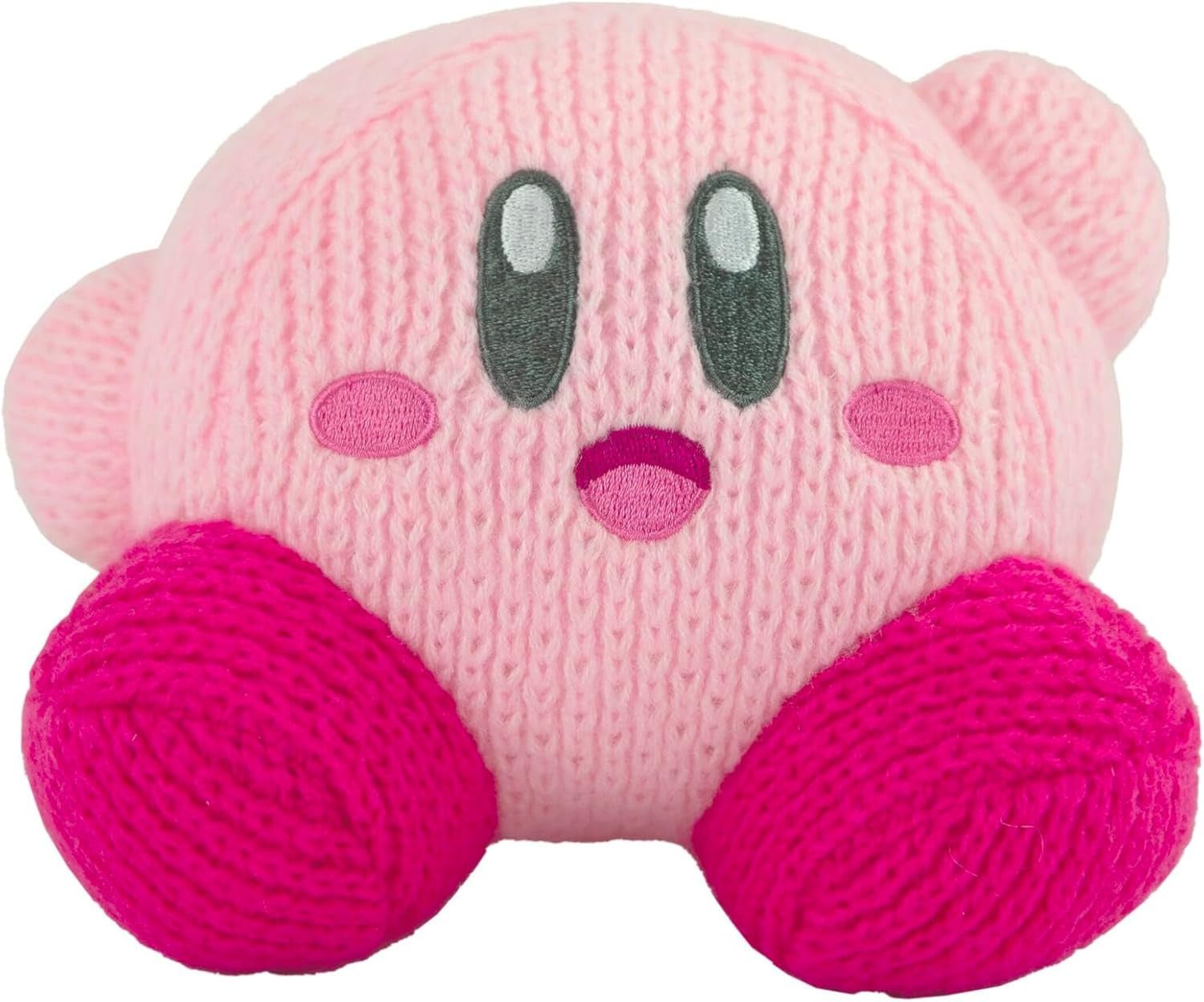Nuiguru Knit Kirby - Waving Kirby - Plush Toy - 6 Inch - Fundom