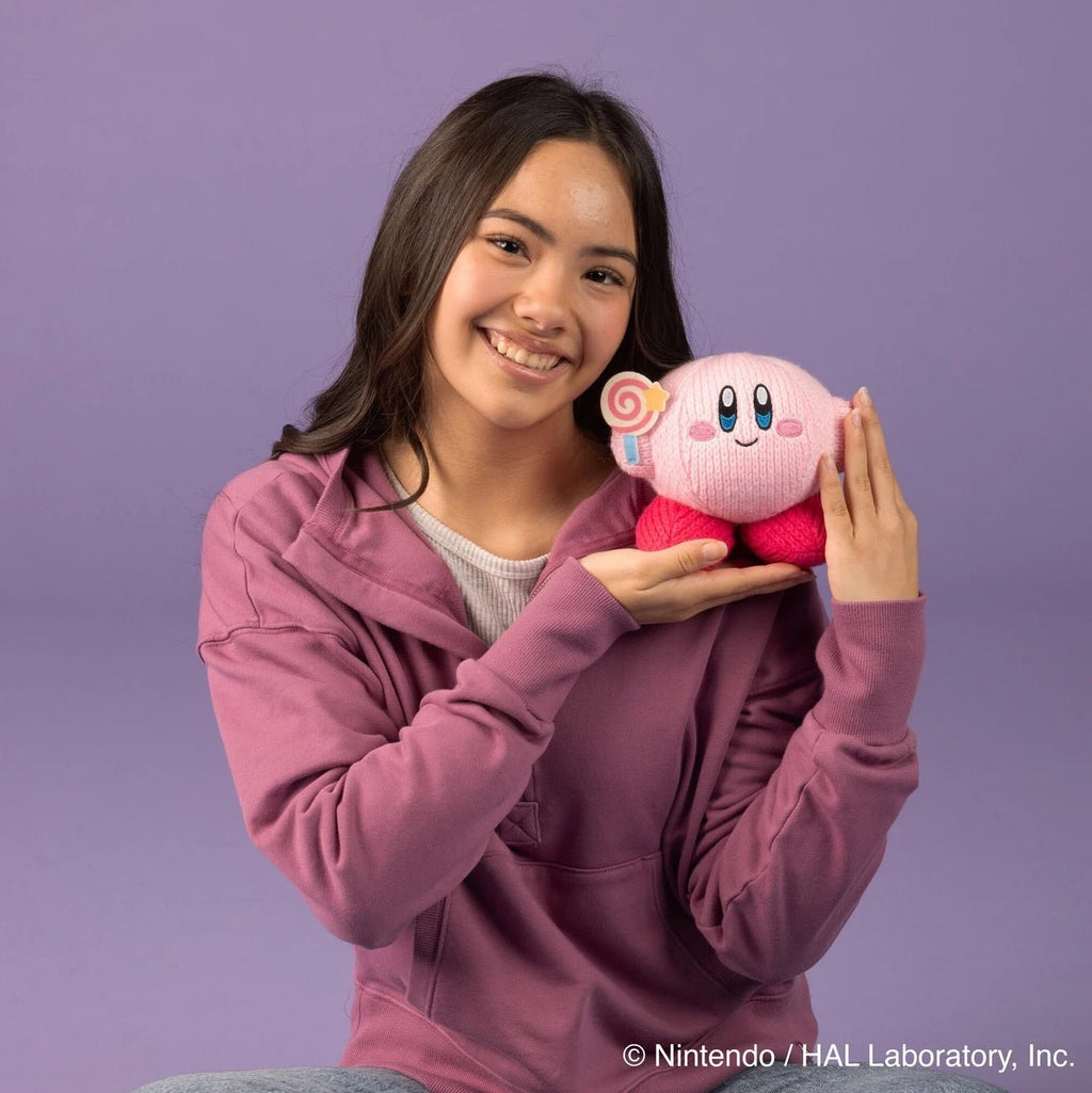 Nuiguru Knit Kirby - Kirby With Invincible Candy - Plush Toy - 6 Inch - Fundom